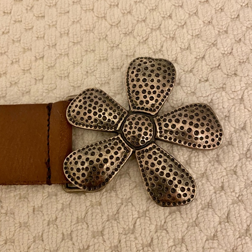 Silpada Belt with Flower Buckel